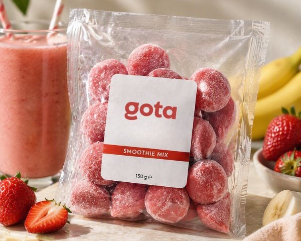 Pink protein in sachet