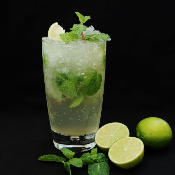 Cocktail with lime