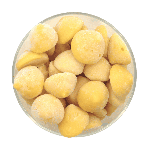 Seedless passion fruit drops