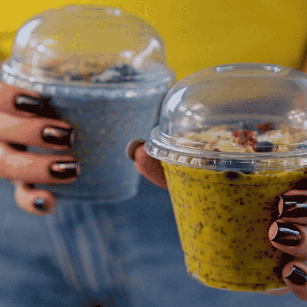 Chia pudding on the go