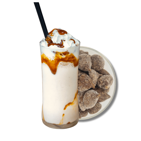 Caramel coffee frappé