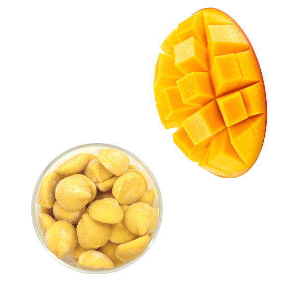 Mango purree drops