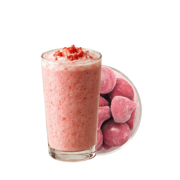 strawberry cheesecake frappé